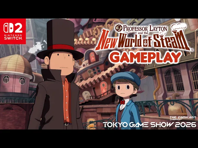 Professor Layton and the New World of Steam | Gameplay | Switch 2 | TGS 2026