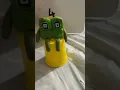 Making Numberblock 4 with playdough