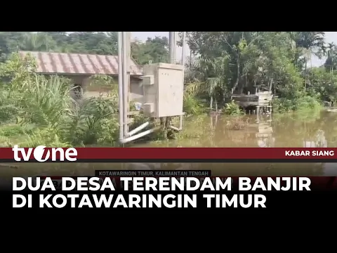 Hujan Deras yang Mengguyur Kalteng Berujung Banjir Setinggi 100 Sentimeter