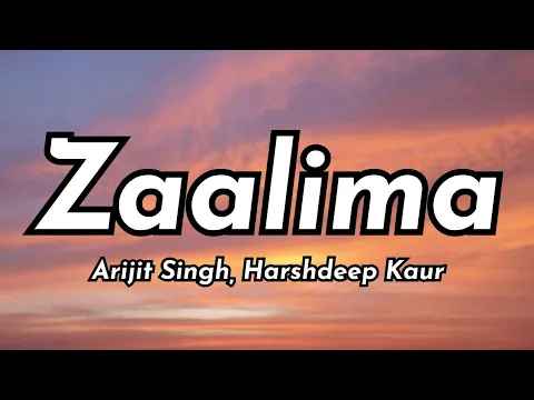 Download MP3 Zaalima (Lyrics) |Raees|Arijit Singh, Harshdeep Kaur|@zeemusiccompany