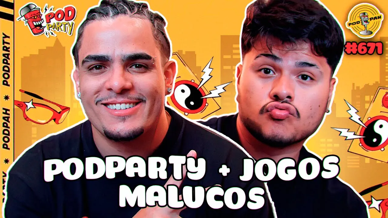 ANÚNCIO OFICIAL PODPARTY + JOGOS MALUCOS - Podpah #671