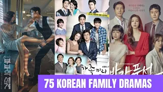 75 best korean family dramas father mother children siblings in law 