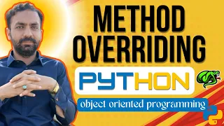 Lec-64 method overriding in python object oriented programming python full course
