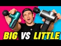 I Tested the BIG vs LITTLE Massage Guns