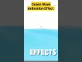 Ocean Wave Animation Effects HTML CSS JavaScript