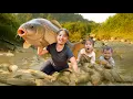 Download Lagu Catching and Harvesting Giant Fish from the Pond – Cook Big Fish for Children