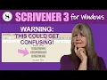 Scrivener 3 for Windows Complex Layouts