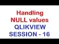 Handling NULL values - QlikView Tutorial