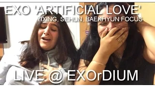 EXO 엑소 ARTIFICIAL LOVE YIXING SEHUN BAEKHYUN FOCUS REACTION LMAOOO BYE 