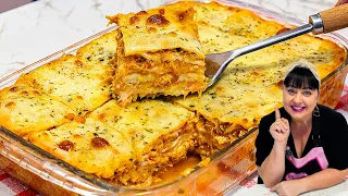 ESSA LASANHA DE FRANGO DERRETE NA BOCA E TODO MUNDO VAI PEDIR A RECEITA! FÁCIL E TAMANHO FAMÍLIA