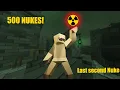 UNLOCKING THE 500 NUKE BADGE KRUNKERIO LAST SECOND DOUBLE NUKE SMG GAMEPLAY