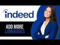 How to Add More Languages to Profile on Indeed
