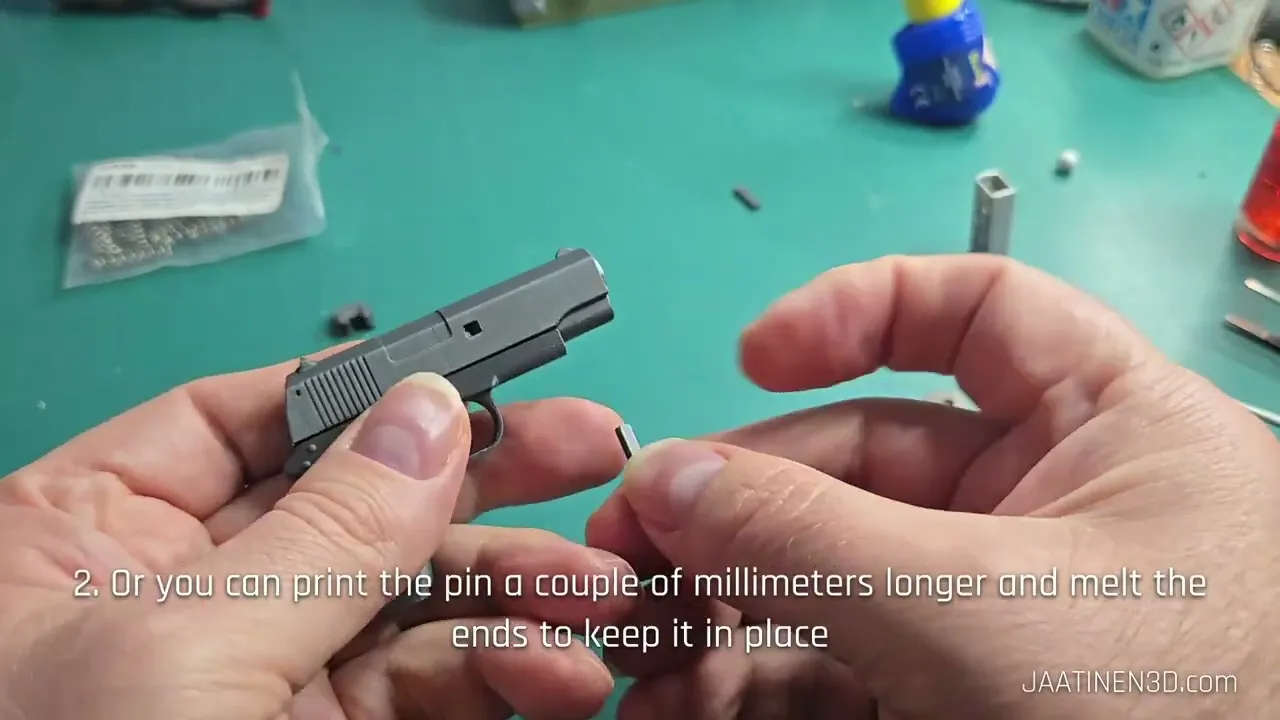 M1911 Pistol Keychain — Functional Blaster Toy