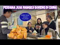 PERDANA JUAL NANGKA GORENG DI CHINA, KAGET BEGINILAH REAKSI WARGA SINI SAAT COBAIN  NANGKA DIGORENG 