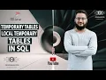 What Is Temporary Table In SQL Local Temporary Table In SQL SQL Temporary Tables
