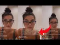 CHARLI D AMELIO PEACHES live instagram live