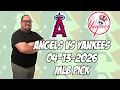 Los Angeles Angels vs New York Yankees 26 MLB Pick Prediction MLB Betting Tips