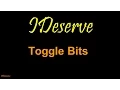 Programming Interview Question Toggle Bits