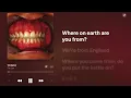 Fat Les ‘Vindaloo’ Lyrics