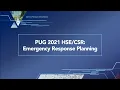 PUG 2021 Emergency Response Planning