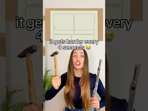 Pro flutist attempts HAMMER rhythm challenge 🔨