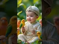 Surah Ikhlas|Cute baby voise💕Ai concept| #kids #love #song #motivation #world #shorts #muslim #india
