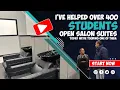 I VE HELPED OVER 400 STUDENTS OPEN SALON SUITES TODAY WE ARE TOURING ONE OF THEM