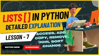 List in Python Python for Beginner Add Remove Change Access Sort List Items Python Tutorial