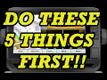 Garmin Echomap 106SV and 93SV - DO THESE 5 THINGS FIRST