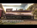 Highly detailed trains HO Scale model railroad layout of the Eastern Cascades club in Bend Oregon