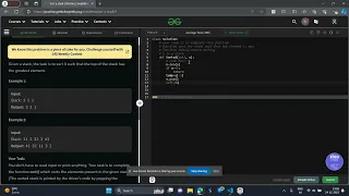 Sort A Stack using RECURSION Python Aditya Verma approach
