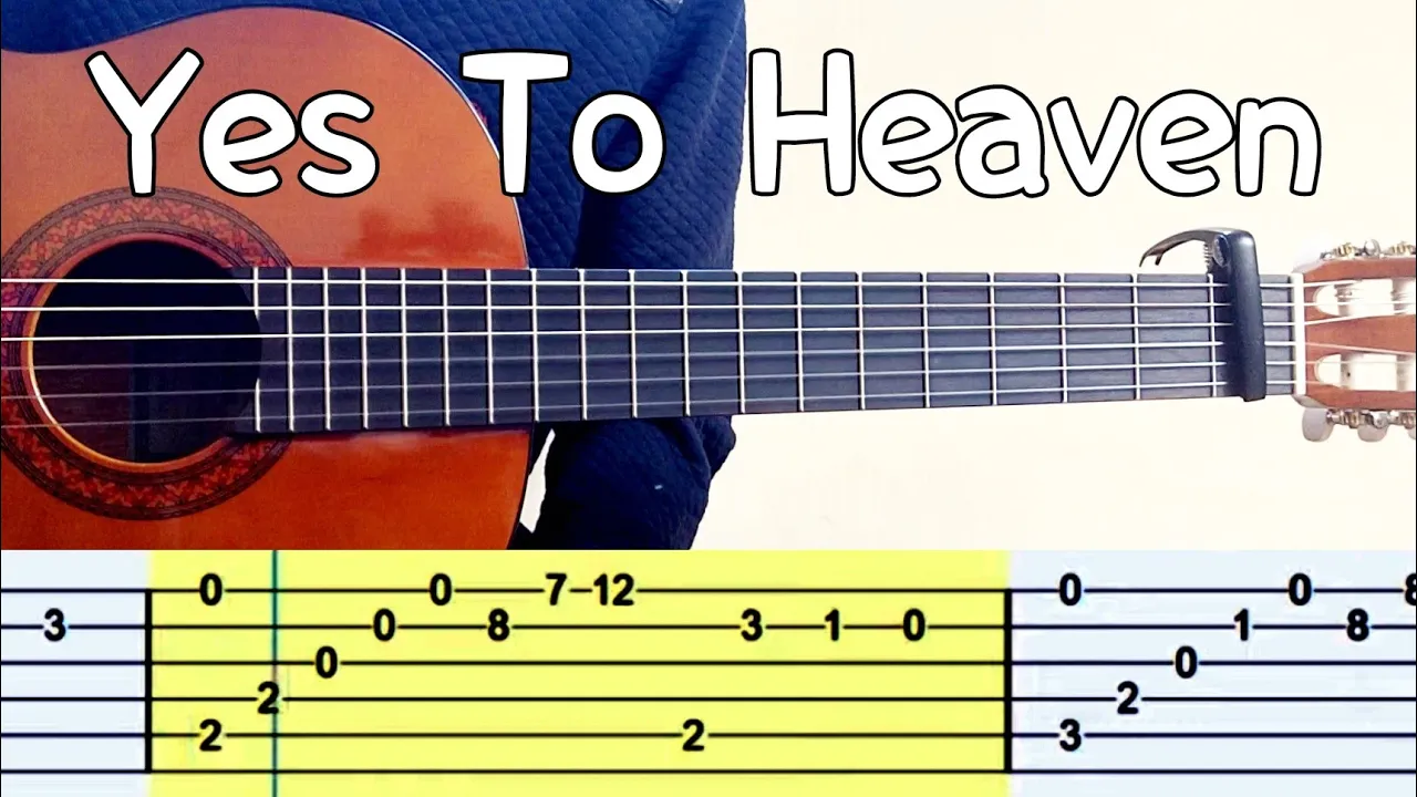 lana del rey - yes to heaven - Guitar Tabs Tutorial