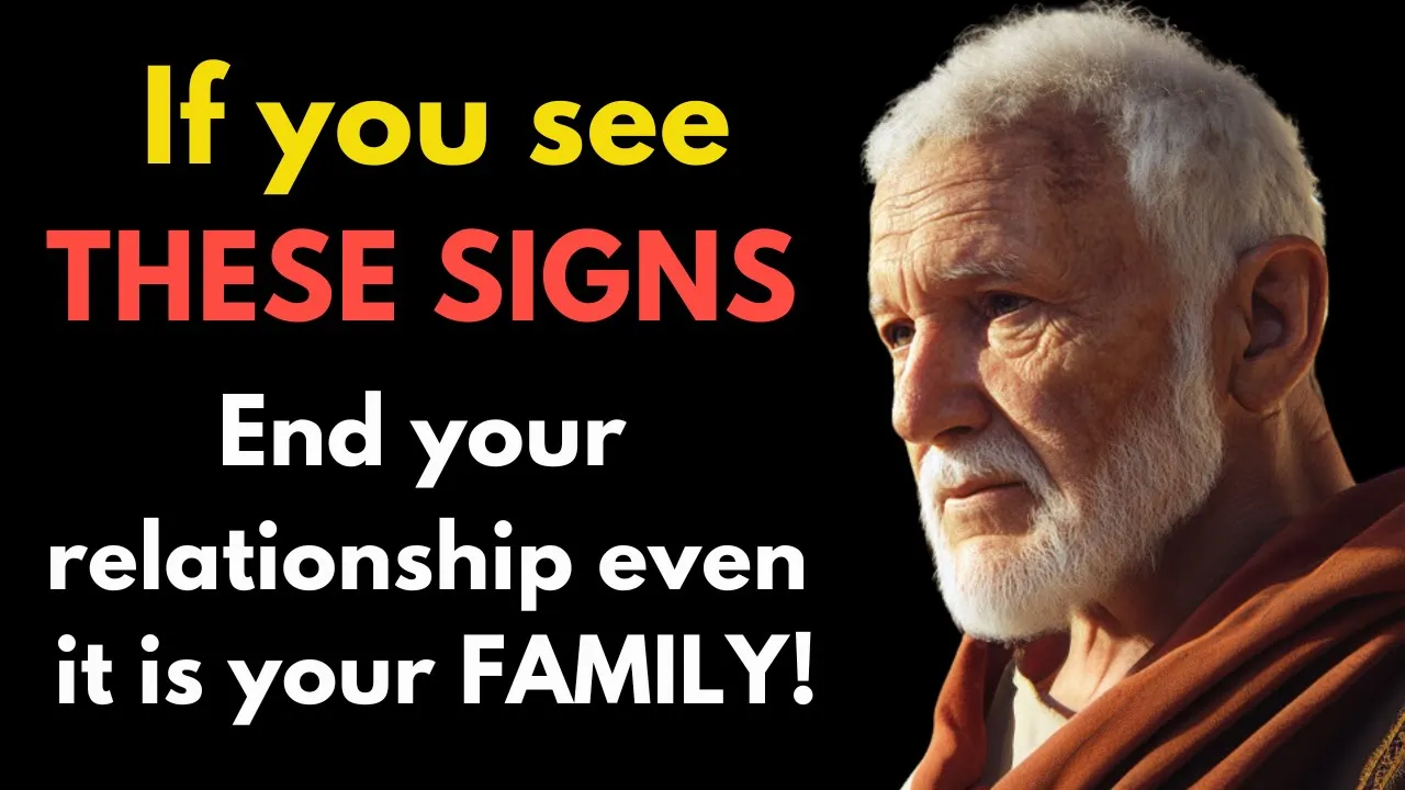 Outline Video 9 Signs You Should Cut Ties, Even with Family or Friends! | Stoic Philosophy