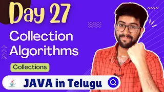 Day 27 Java Collection Algorithms in Telugu Java Course in Telugu Vamsi Bhavani