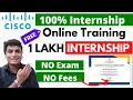 Cisco Launched Internship For 1 Lakh Students Remote Internship Online Internship Certificate