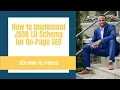 How to Implement JSON-LD Schema for On-Page SEO Destiny Marketing Solutions
