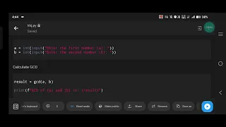 Python Program for Basic Euclidean Algorithm to Find GCD of Two Numbers