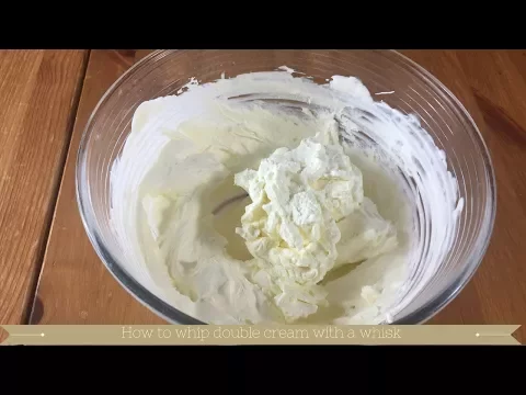 Download MP3 How to whip double cream with a whisk : How to whip cream by hand