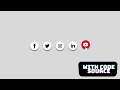How To make Social Media Buttons with Hover Effect using Only HTML and CSS hover effect with icon