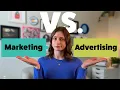 Marketing vs Advertising Do you know the difference
