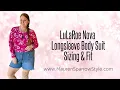 LuLaRoe Nova Sizing Review Fit feel of this long sleeve body suit especially for plus-size