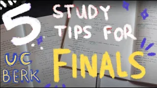 5 Study Tips for Finals during dead week at UC Berkeley