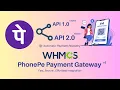 PhonePe Payment Gateway for WHMCS Module Demo API 1 0 2 0