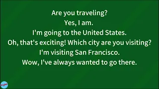 Download American English listening training (12). Traveling to the United States. MP3