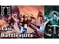 40k Lore, Tau Battlesuits