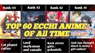 top 60 ecchi anime of all time