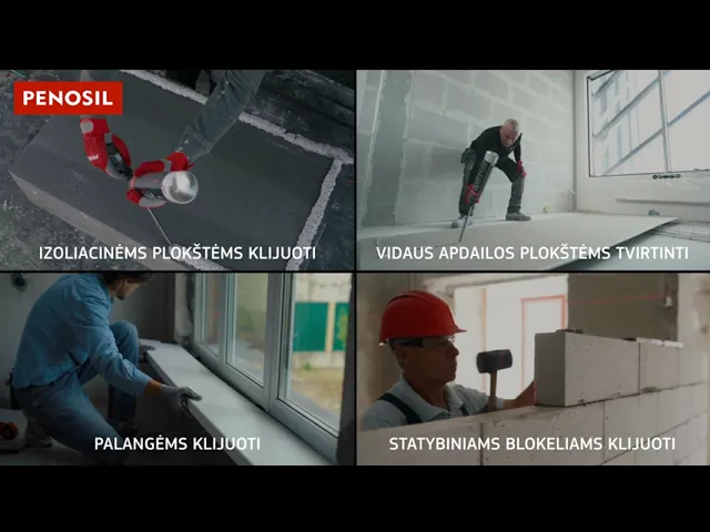 Klijuojančios putos, universalios PENOSIL, Speedfix Eps&Xps 878, 750 ml