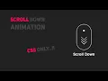 Mouse Scoll Down Animation Using Css Css Only Scroll Down Animation Scroll Down Animation