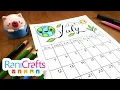 DIY - JULY CALENDAR