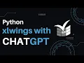 I asked ChatGPT to format excel files using python xlwings